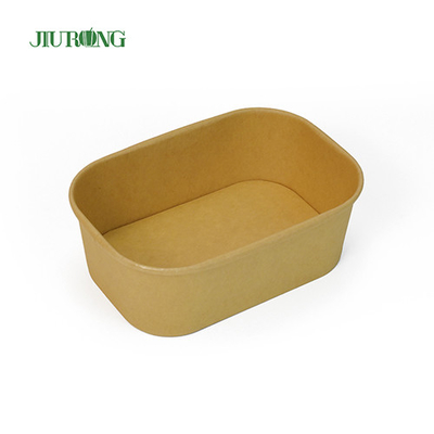 Cuenco de papel biodegradable de categoría alimenticia 1000ml Eco disponible amistoso
