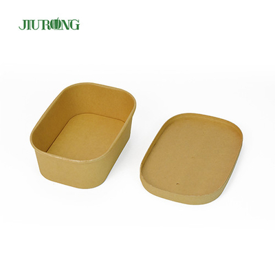 Cuenco de papel biodegradable de categoría alimenticia 1000ml Eco disponible amistoso