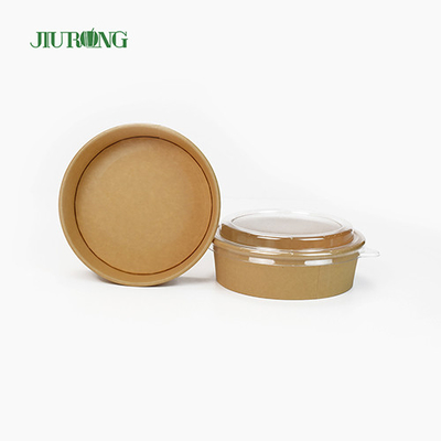 Cuenco de papel biodegradable ecológico sostenible 1500ml para pan de hamburguesa