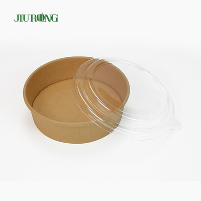 Cuenco de papel biodegradable ecológico sostenible 1500ml para pan de hamburguesa