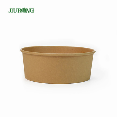 Cuenco de papel biodegradable ecológico sostenible 1500ml para pan de hamburguesa