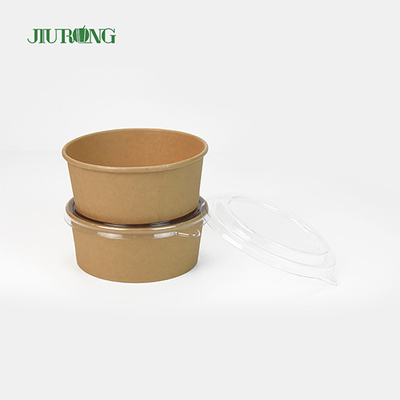 Cuenco de papel biodegradable reciclable