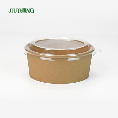 Cuenco de papel biodegradable reciclable