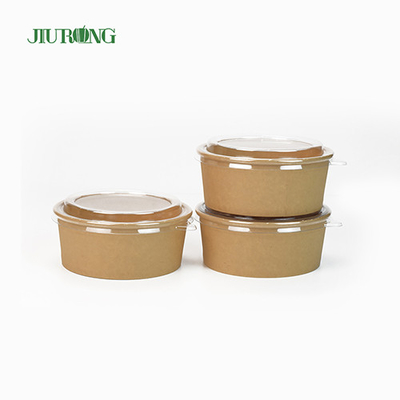 Cuenco de papel biodegradable reciclable