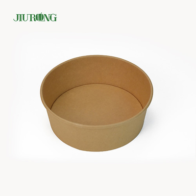 Prenda impermeable biodegradable de la categoría alimenticia de la aduana 750cc del cuenco de papel de la tapa del ANIMAL DOMÉSTICO