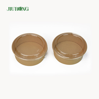 Prenda impermeable biodegradable de la categoría alimenticia de la aduana 750cc del cuenco de papel de la tapa del ANIMAL DOMÉSTICO