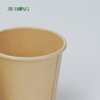Cuenco de sopa biodegradable del papel de Kraft cuencos disponibles de 12 onzas con las tapas
