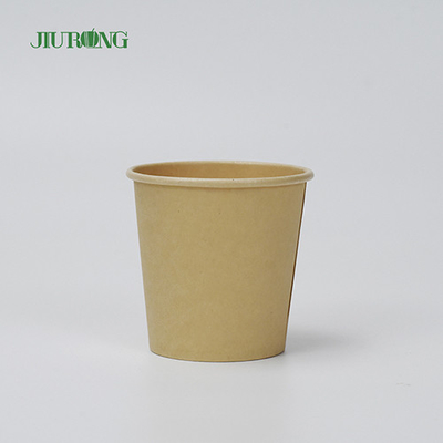 Cuenco de sopa biodegradable del papel de Kraft cuencos disponibles de 12 onzas con las tapas