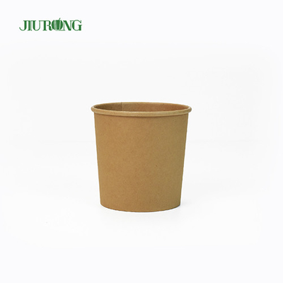Tazones de fuente disponibles biodegradables del papel de Kraft capa ULTRAVIOLETA de 26 onzas para la ensalada
