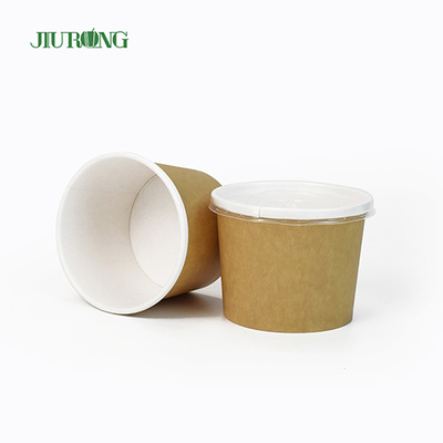 Cuenco de papel biodegradable de categoría alimenticia Reciclable Vaso de papel para helado de 30 onzas