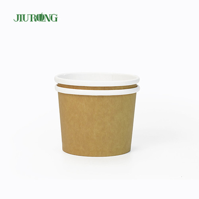 Cuenco de papel biodegradable de categoría alimenticia Reciclable Vaso de papel para helado de 30 onzas