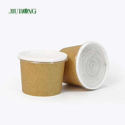 Cuenco de papel biodegradable de categoría alimenticia Reciclable Vaso de papel para helado de 30 onzas