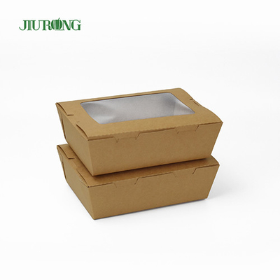 Contenedor de papel biodegradable Kraft