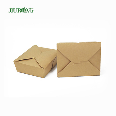 Logotipo biodegradable amistoso de la aduana de la caja 800ml del envase de papel de ECO