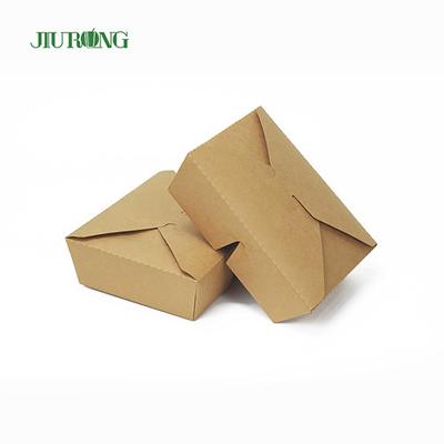 Logotipo biodegradable amistoso de la aduana de la caja 800ml del envase de papel de ECO