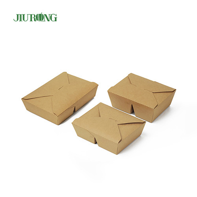 Envase de papel biodegradable de empaquetado para llevar 1480ml para la charcutería