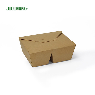 Envase de papel biodegradable de empaquetado para llevar 1480ml para la charcutería