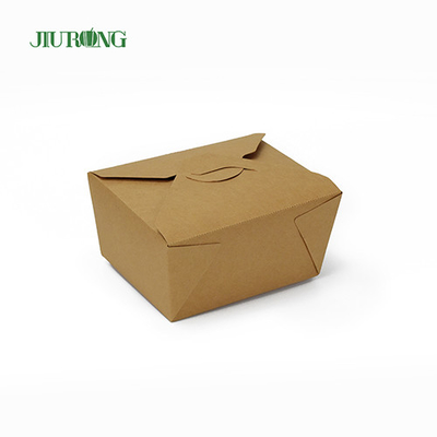 La comida de papel biodegradable disponible del ODM saca el agua anti de los envases