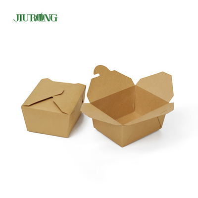 La comida de papel biodegradable disponible del ODM saca el agua anti de los envases