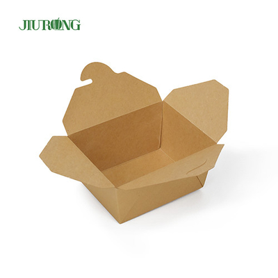 La comida de papel biodegradable disponible del ODM saca el agua anti de los envases