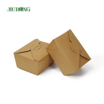 La comida de papel biodegradable disponible del ODM saca el agua anti de los envases