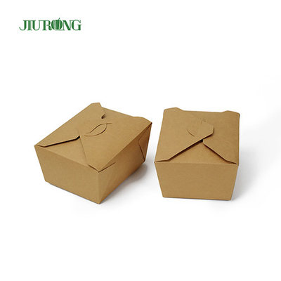 La comida de papel biodegradable disponible del ODM saca el agua anti de los envases
