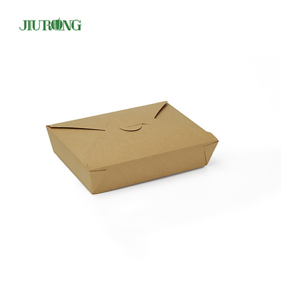 Envase de papel biodegradable Kraft BOPS HIPS Empaquetado para llevar sushi