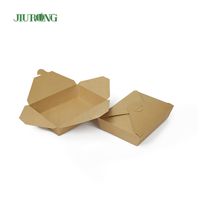 Envase de papel biodegradable Kraft BOPS HIPS Empaquetado para llevar sushi