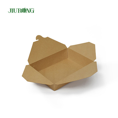 Envase de papel biodegradable Kraft BOPS HIPS Empaquetado para llevar sushi