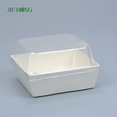ODM biodegradable reciclado del OEM de la tienda de los alimentos de preparación rápida del envase de papel de la flauta de F