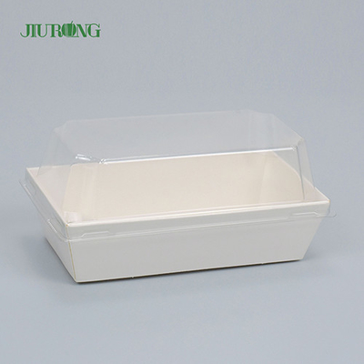ODM biodegradable reciclado del OEM de la tienda de los alimentos de preparación rápida del envase de papel de la flauta de F