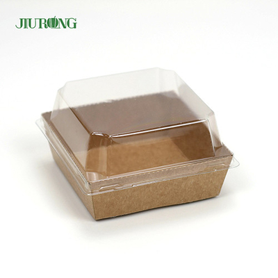 Longitud biodegradable acanalada a prueba de aceite del envase de papel 135m m para los anillos de espuma