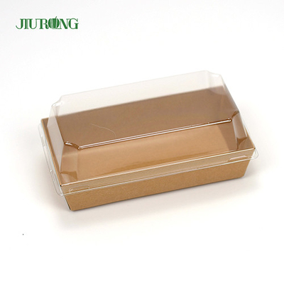 Longitud biodegradable acanalada a prueba de aceite del envase de papel 135m m para los anillos de espuma
