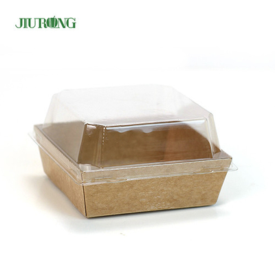 Longitud biodegradable acanalada a prueba de aceite del envase de papel 135m m para los anillos de espuma