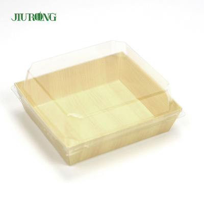 Bandeja biodegradable reciclada 180m m del sushi del papel del envase de alimentos para la tienda de la comida