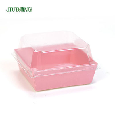 Longitud biodegradable del envase 140m m del papel de la flauta de F para la tienda de los alimentos de preparación rápida