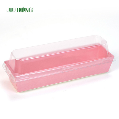 Longitud biodegradable del envase 140m m del papel de la flauta de F para la tienda de los alimentos de preparación rápida