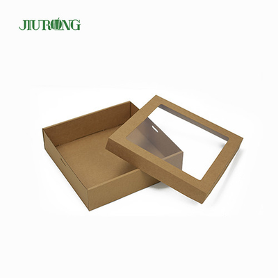 Jiurong ODM Eco Friendly Takeaway Empaquetado Bandeja de comida corrugada biodegradable