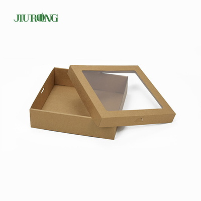 Jiurong ODM Eco Friendly Takeaway Empaquetado Bandeja de comida corrugada biodegradable