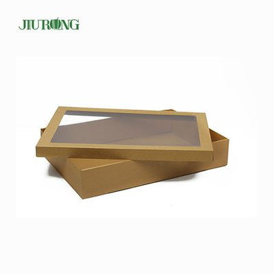 Papel Kraft biodegradable amistoso de los envases 900ml de la entrega de la comida de Eco