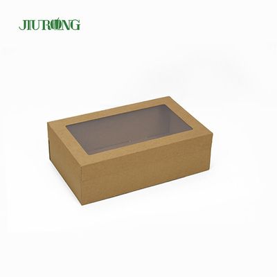 Envases de comida para llevar biodegradables de ventanilla única Eco 2100ml amistoso