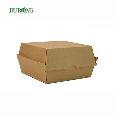 Embalaje para llevar respetuoso con el medio ambiente de una sola lengua Papel Kraft reciclado 1600ml