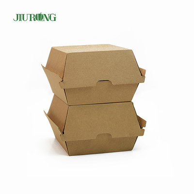 Comida para llevar ecológica biodegradable que empaqueta la bandeja de papel para botes de 500 ml