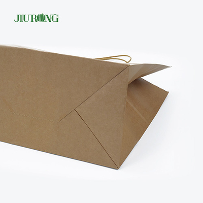 Take Away SOS Kraft Bolsa de papel biodegradable Reciclable Aprobado por BSCI