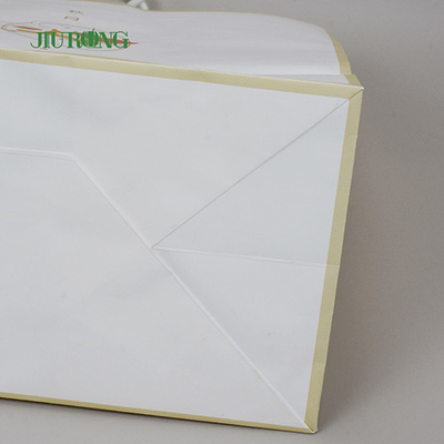 Bolsa de papel biodegradable de regalo amistoso de Eco 350 mm con pan de mango