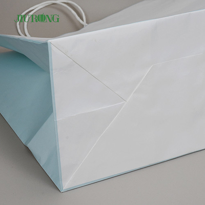 Bolsas de papel kraft personalizadas, biodegradables, impermeables, respetuosas con el medio ambiente, 320 mm