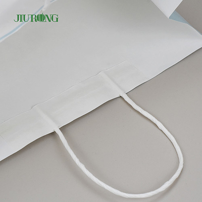 Bolsas de papel kraft personalizadas, biodegradables, impermeables, respetuosas con el medio ambiente, 320 mm