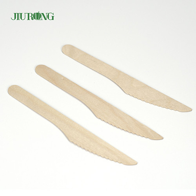 Cubiertos desechables biodegradables de bambú, vajilla, tenedor de madera, 95mm