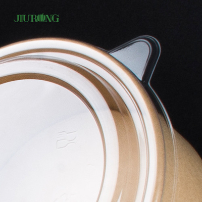Cuenco disponible de la taza de papel de Kraft de la Navidad para las galletas del sushi