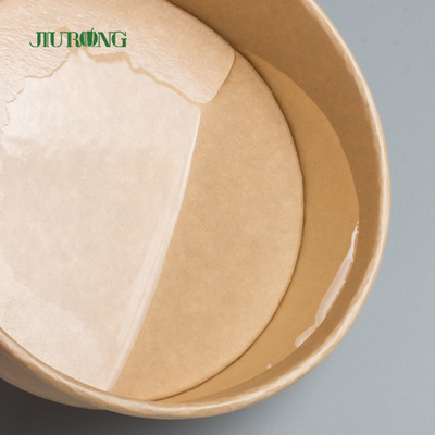 Cuenco disponible de la taza de papel de Kraft de la Navidad para las galletas del sushi